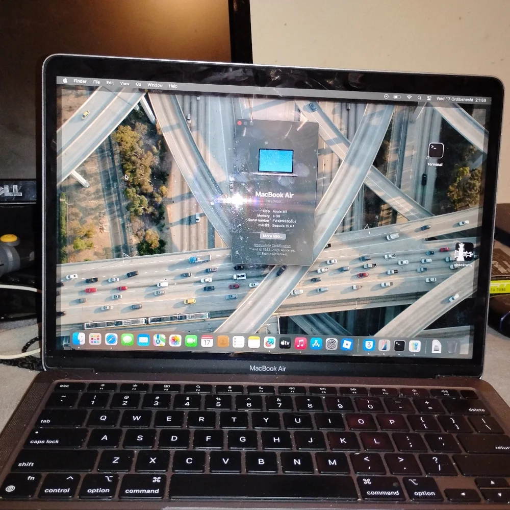 Apple Silver MacBook Laptop with Iconic Design